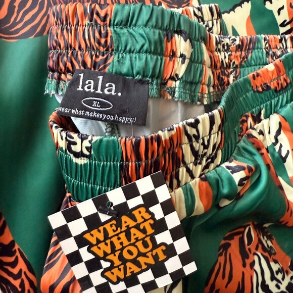 Dressed in LALA Green Tiger Print Tunic - Picture 5 of 7